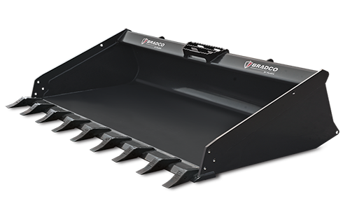 General Purpose Long Floor Low Profile Bucket with Teeth - State ...