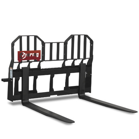 Pallets With Side Rails WIDE RAIL PALLET FORK: HI-VIS - CDI Heavy Duty Equipment